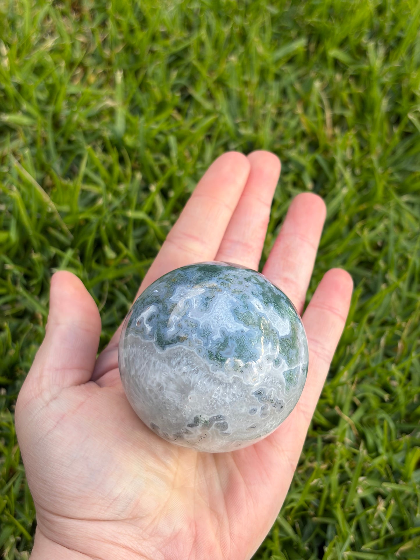 Moss Agate Sphere