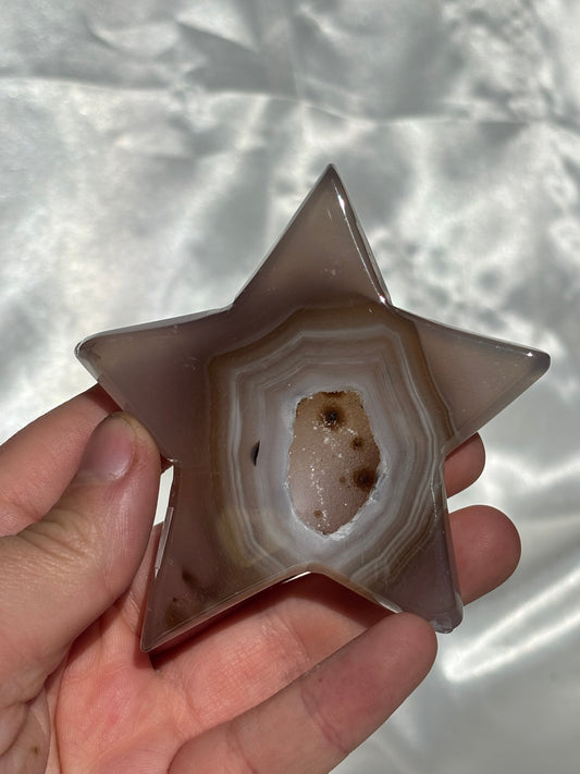 Druzy Agate Star