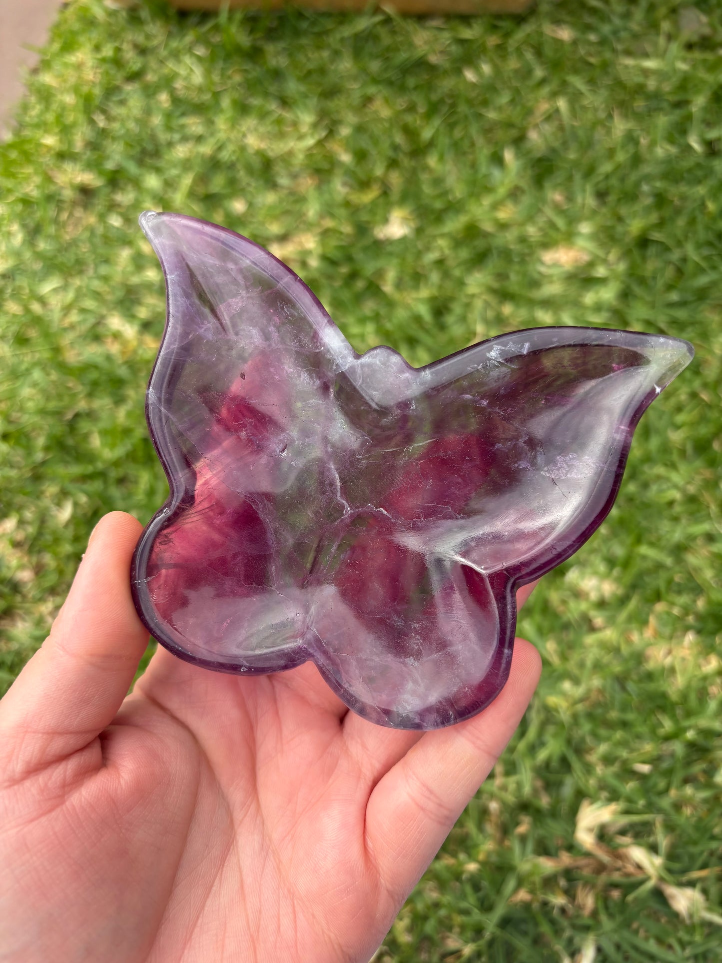 Fluorite Butterfly Bowl