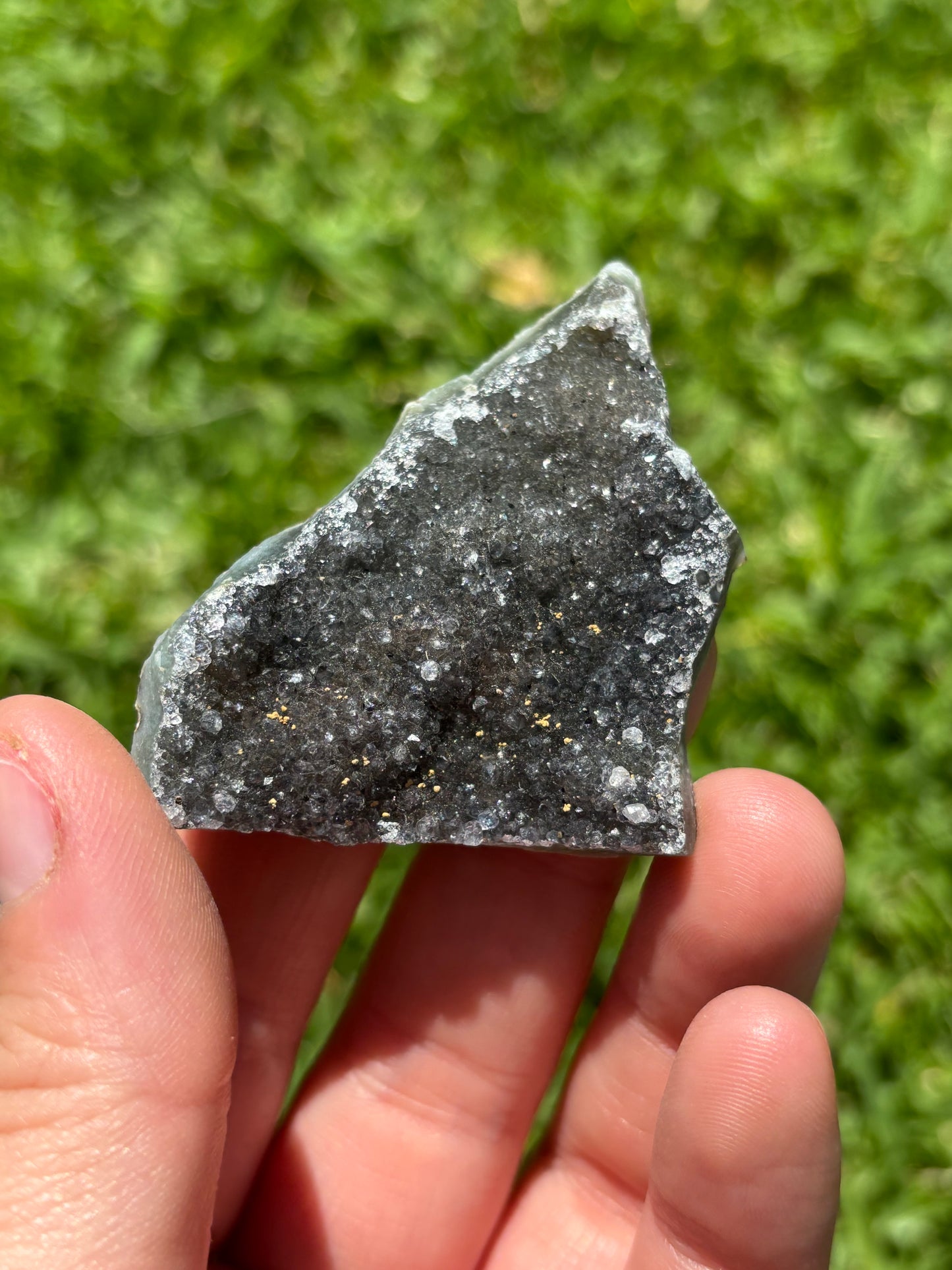 Black Amethyst Cluster