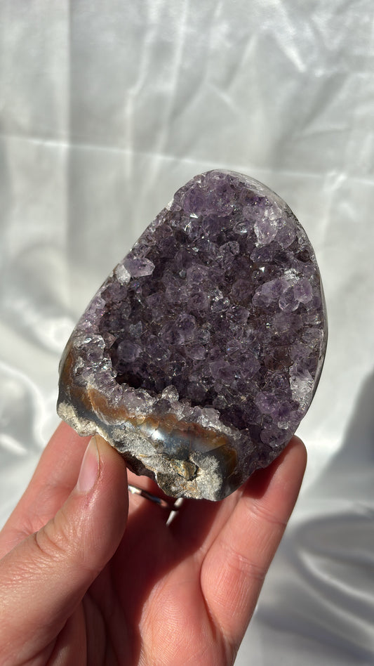 Amethyst Polished Edge Cluster