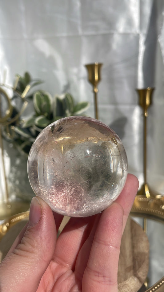 High Quality Clear Quartz Sphere