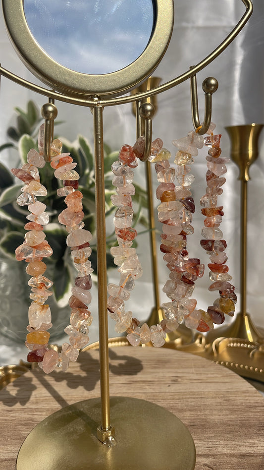 Golden Healer/Fire Quartz Bracelets