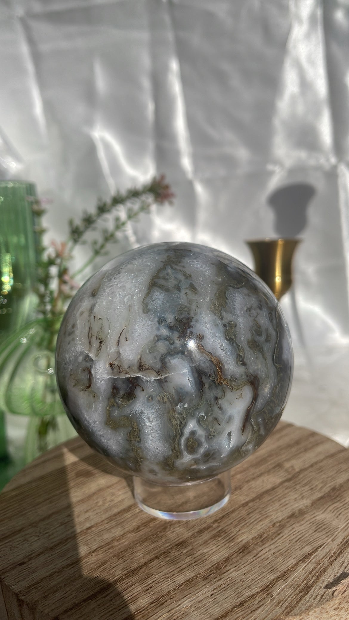 Moss Agate Sphere