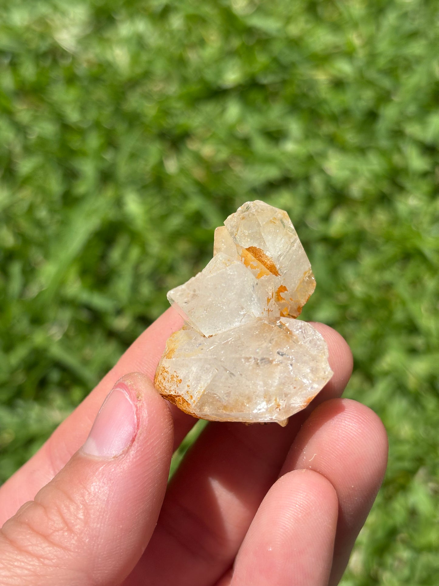 Clear Quartz With Iron Inclusion