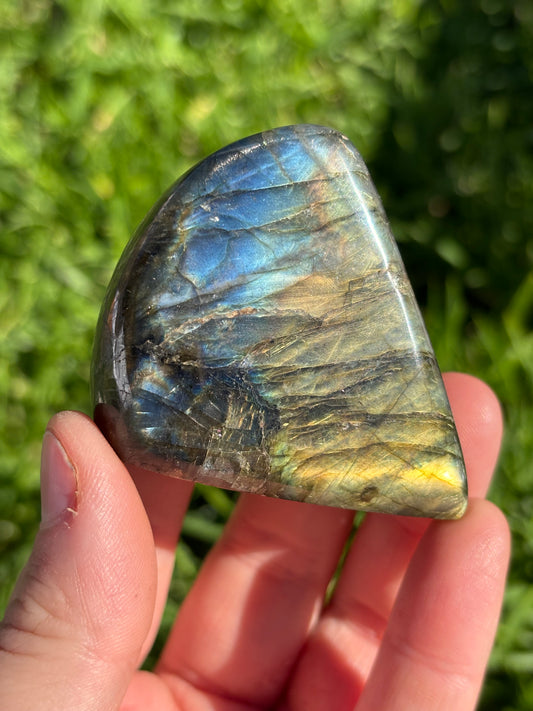Blue/Yellow Flash Labradorite Freeform