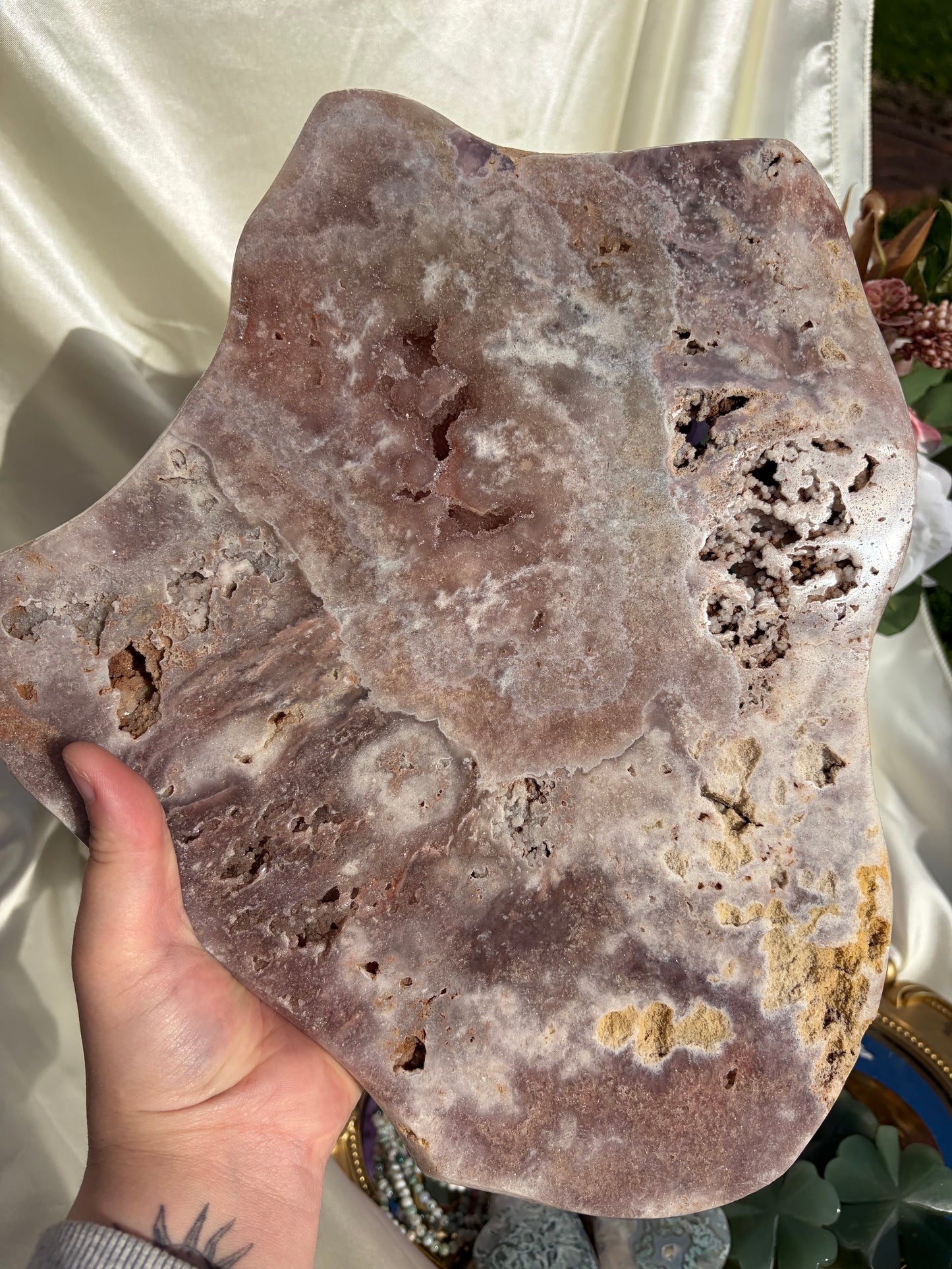 STATEMENT Pink Amethyst Slab 3.2KG