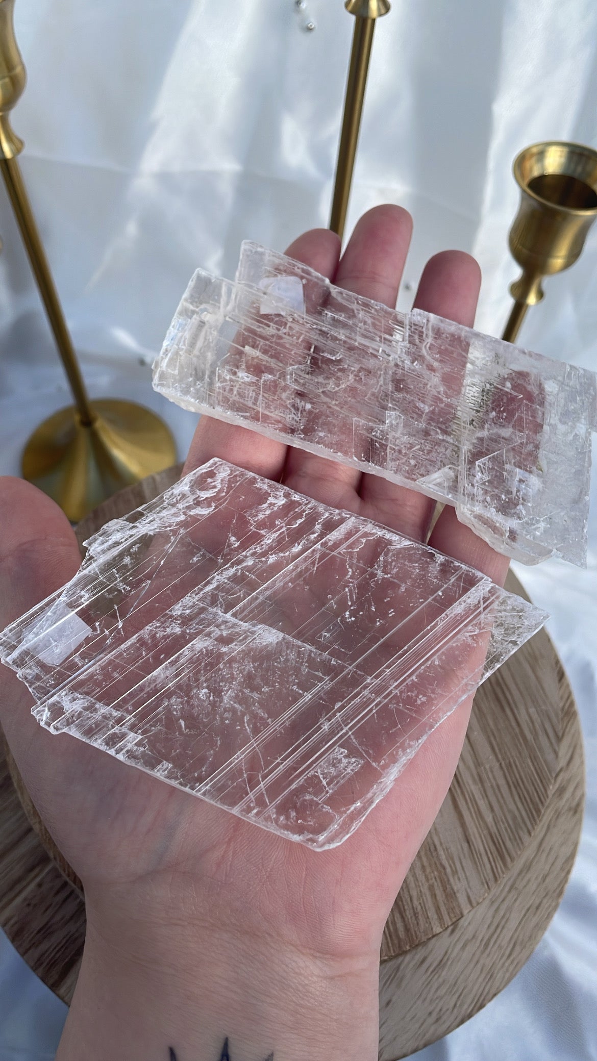 True Selenite Slices