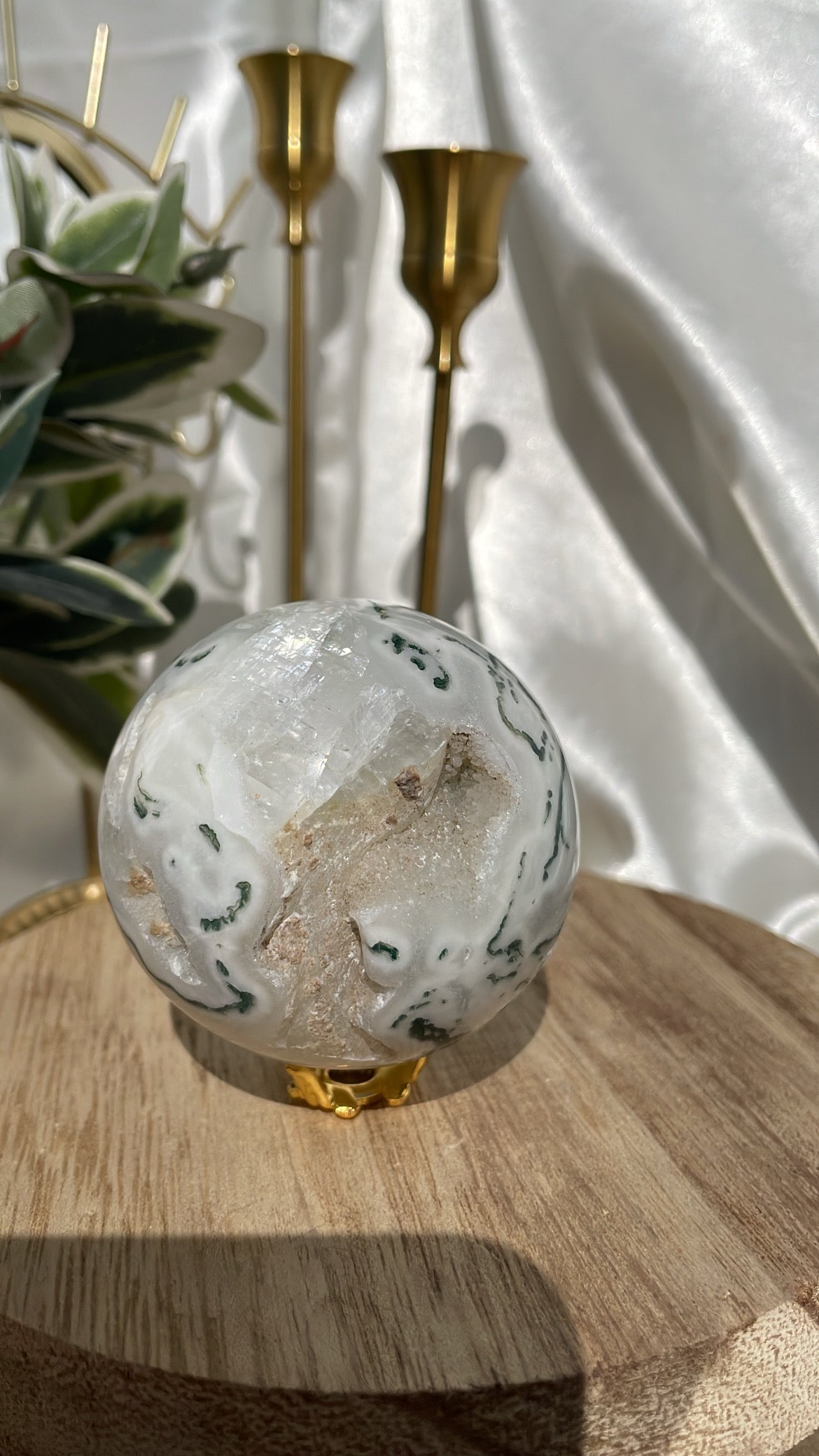 Moss Agate Sphere