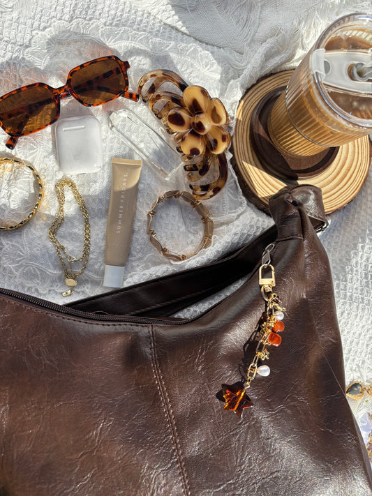 Gold Bag Charm JANE