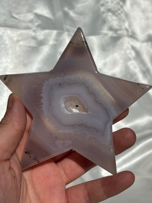 Druzy Agate Star