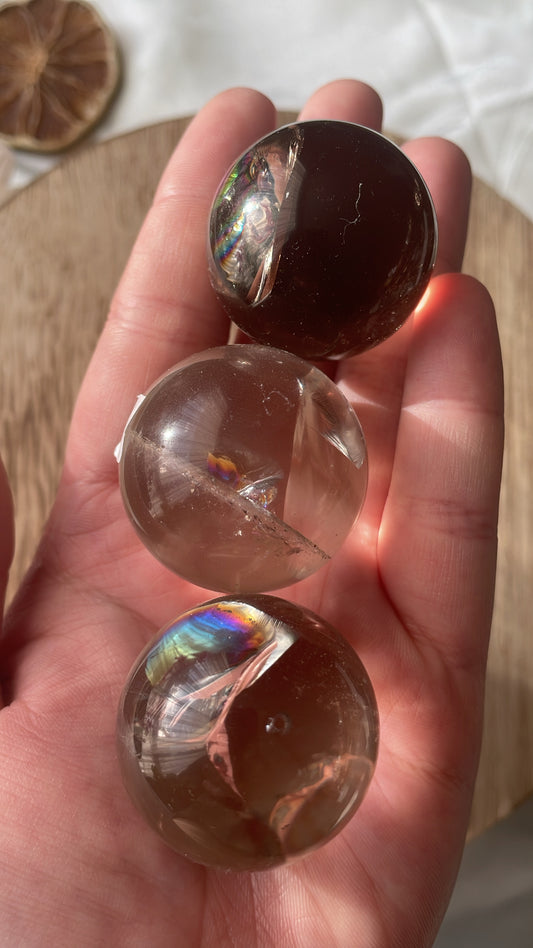 Smokey Quartz Spheres