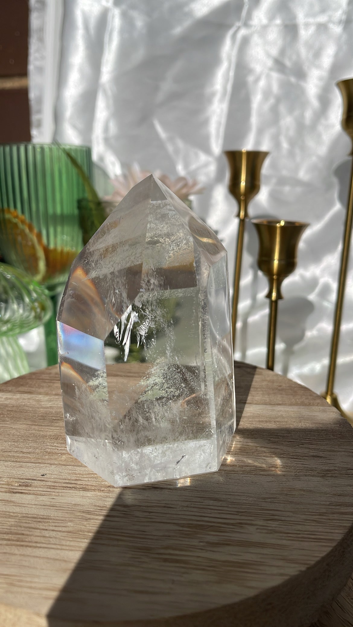 Clear Quartz Tower