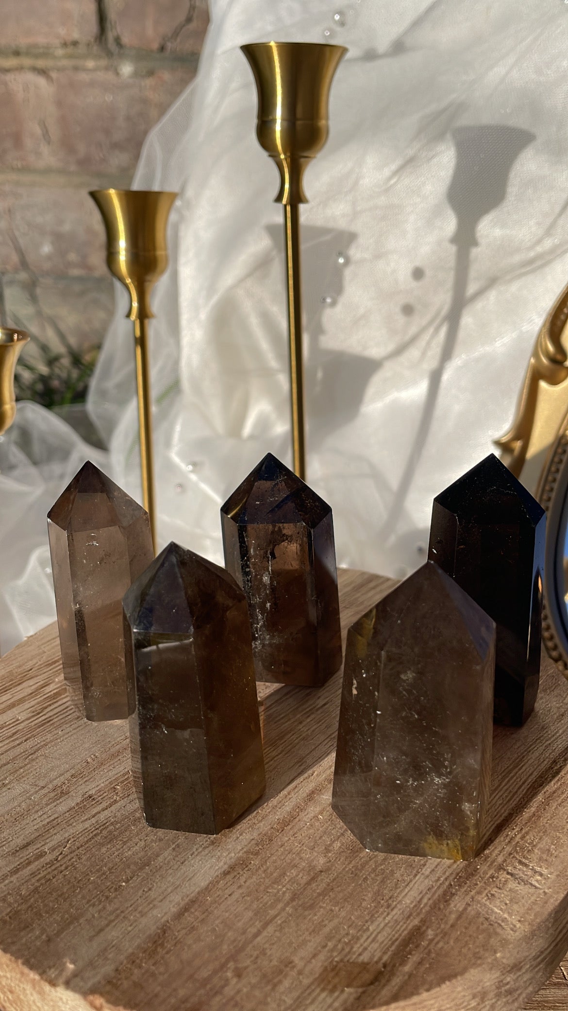 Smokey Quartz Points