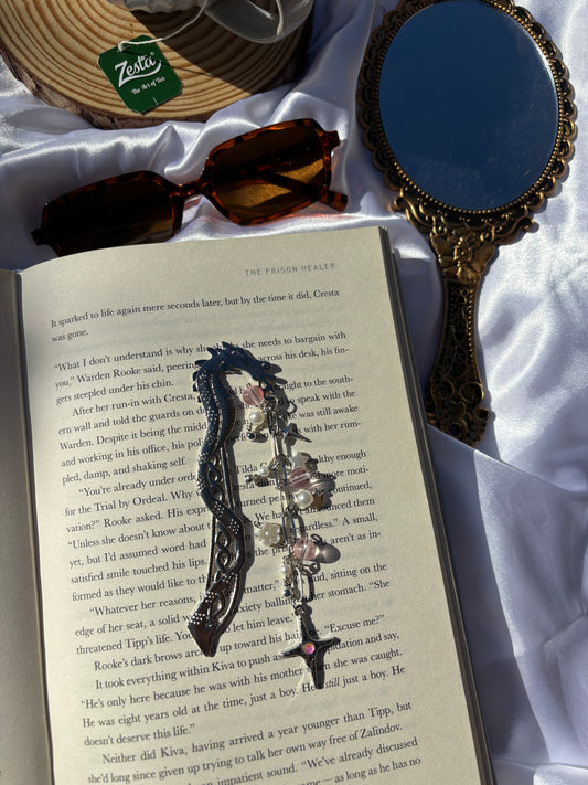 Sliver Dragon Charm Bookmark (LILAH)