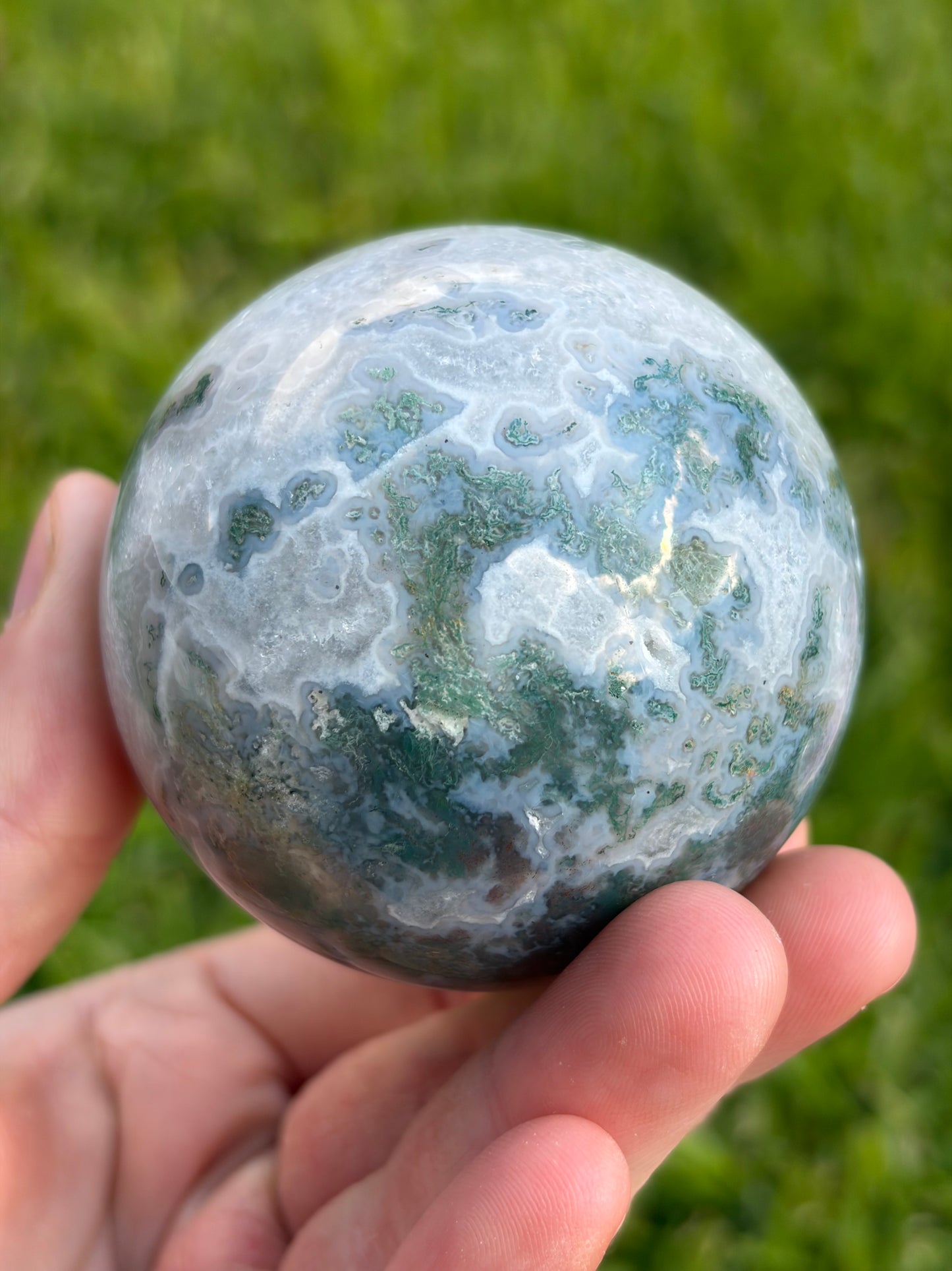 Moss Agate Sphere