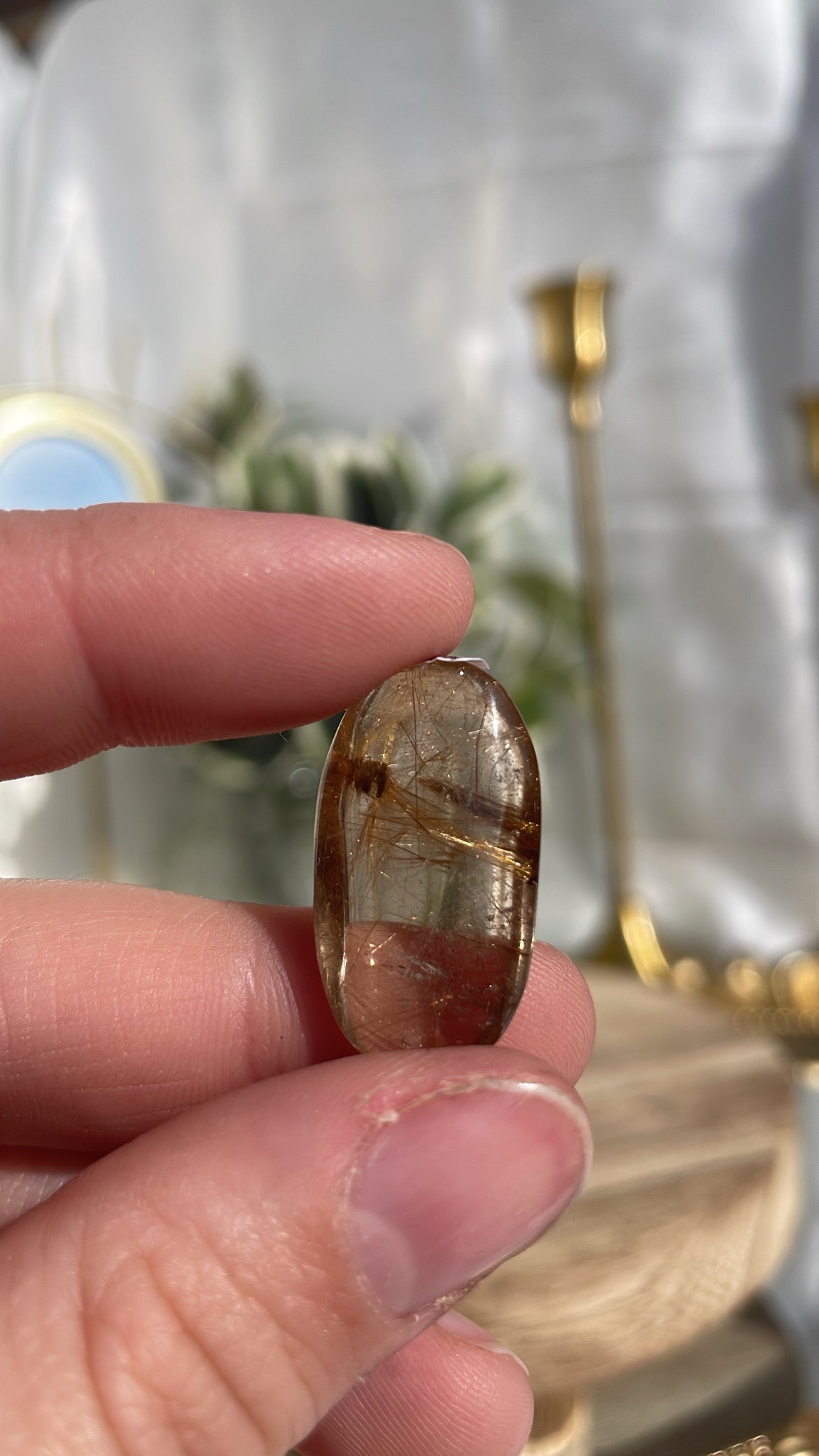 Gold Rutile Piece