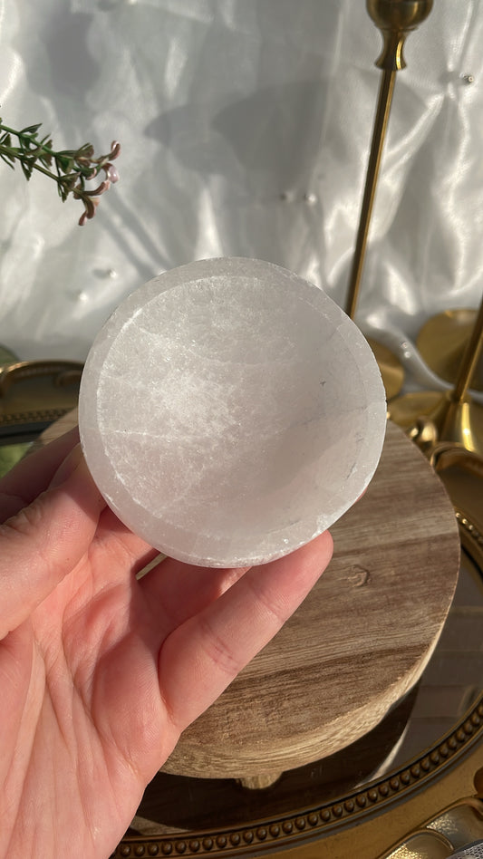 Selenite Small Bowls