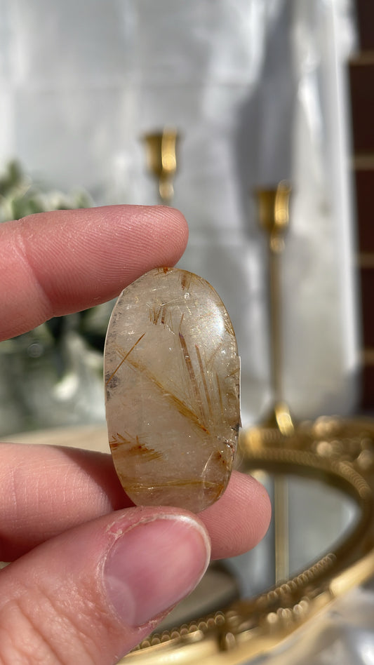 Gold Rutile Piece