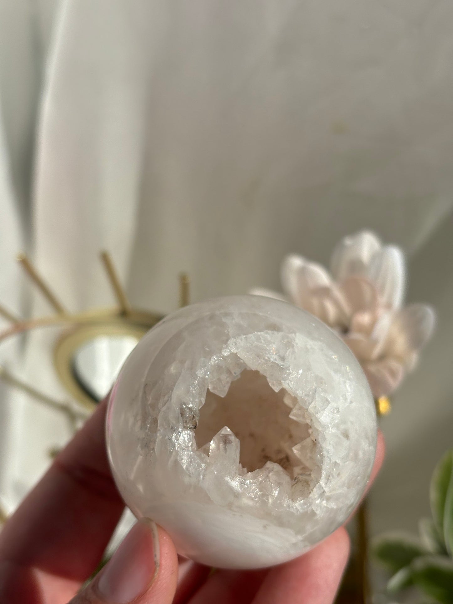 Druzy Agate Sphere