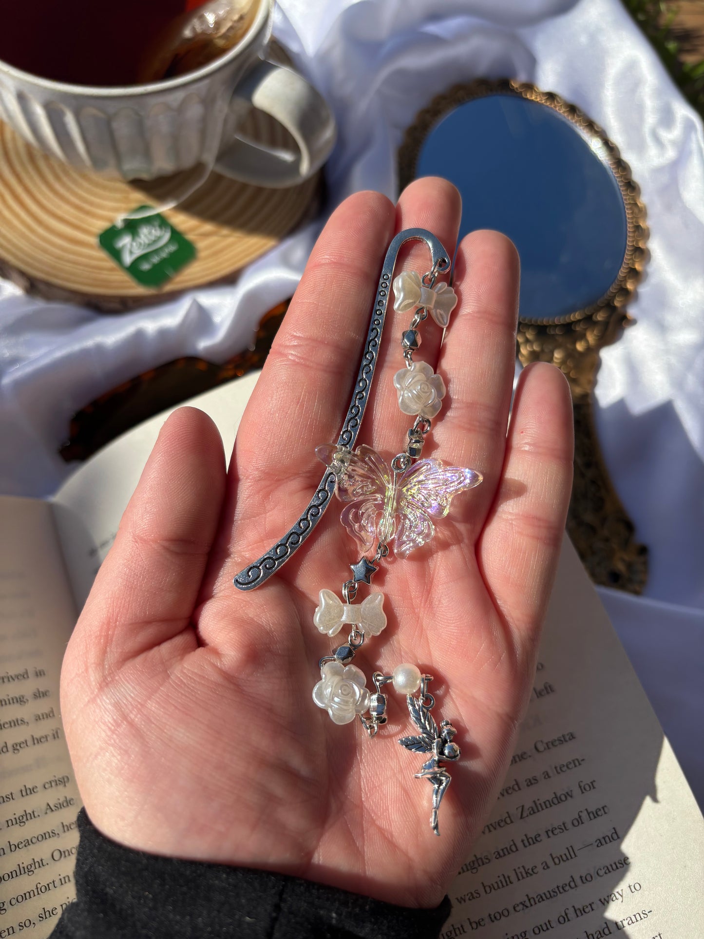 Sliver Butterfly Bookmark (DOVE)