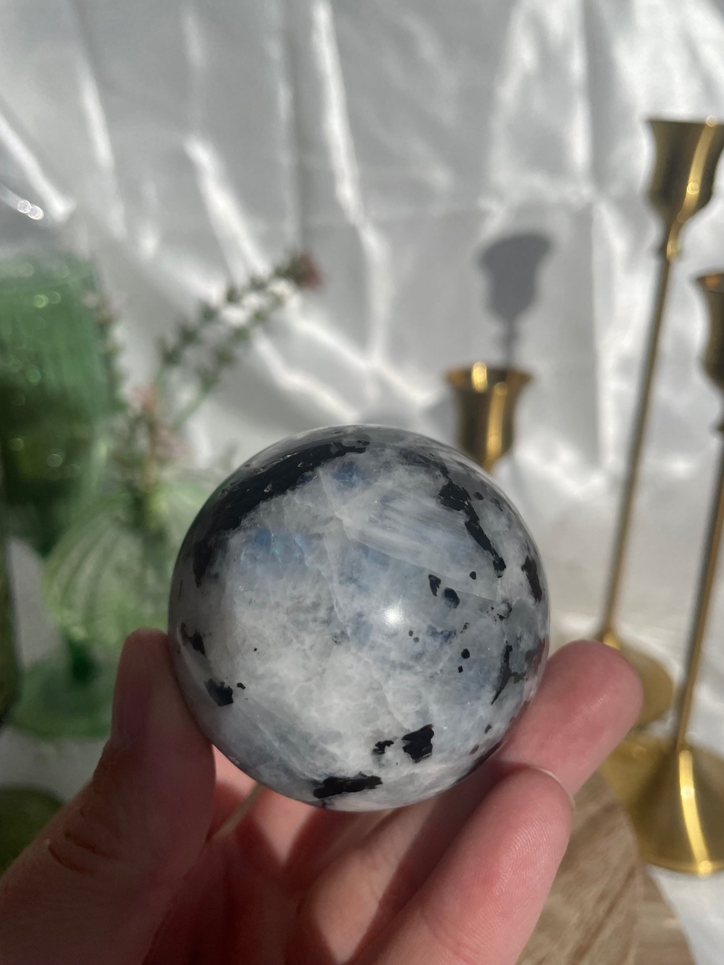 Rainbow Moonstone Sphere