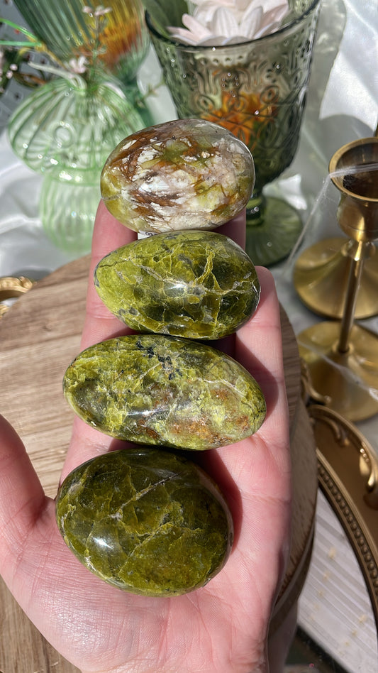 Green Opal Palmstones