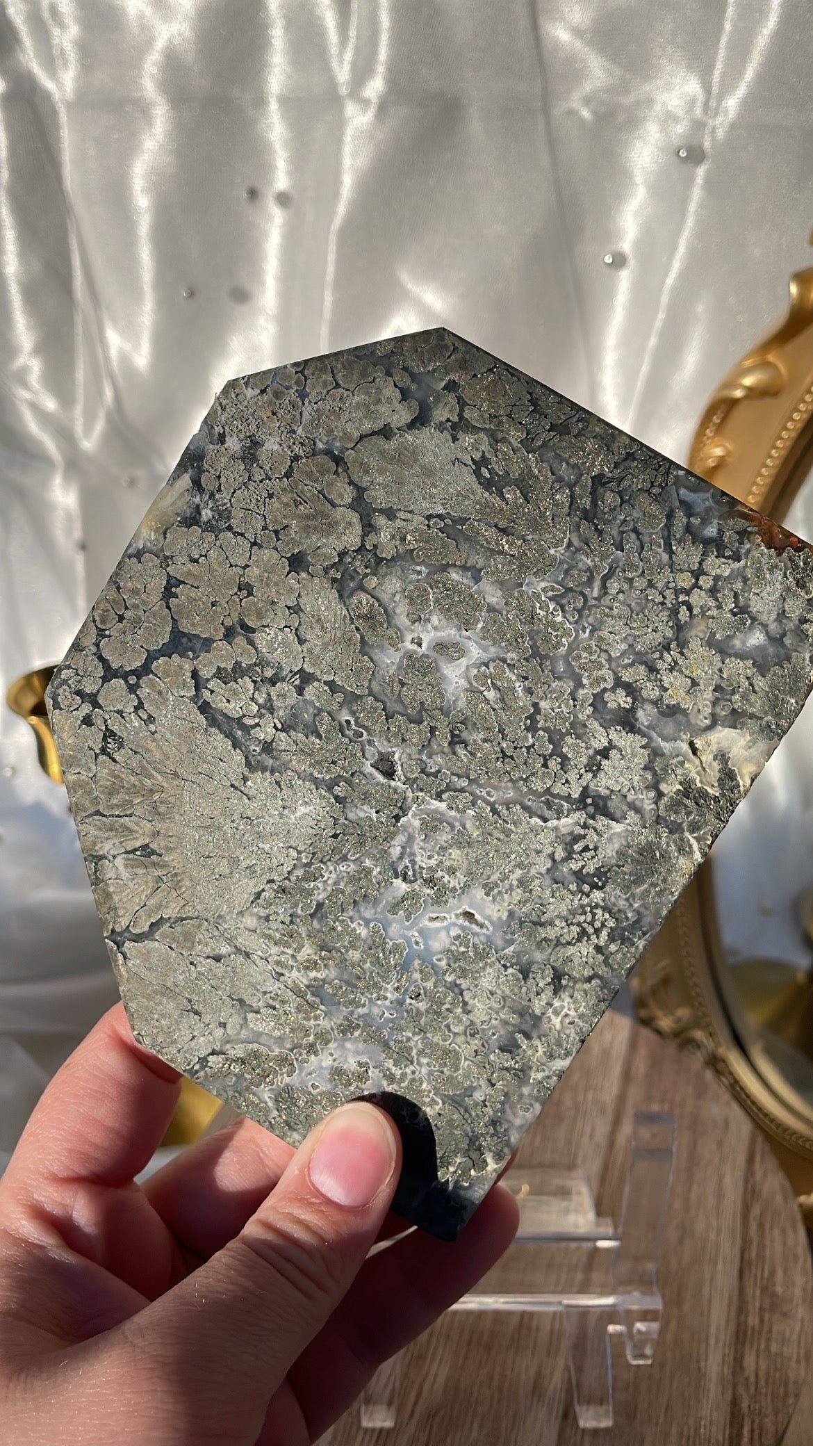 Pyrite Quartz Slab