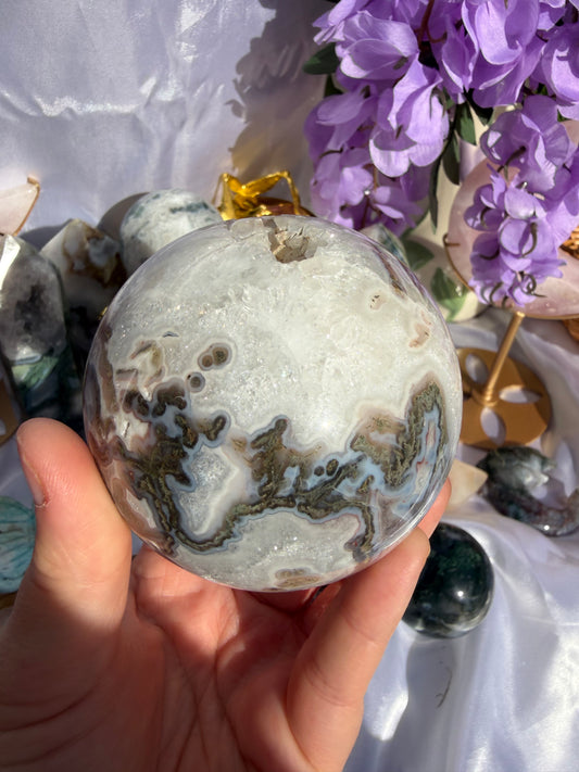 Moss Agate Sphere
