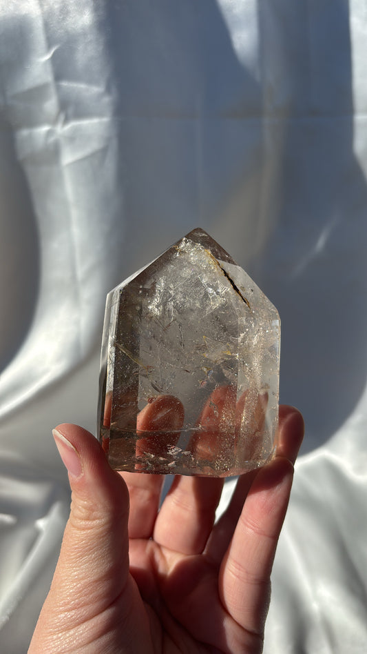 Smokey Quartz Tower (Has Surface Chips)