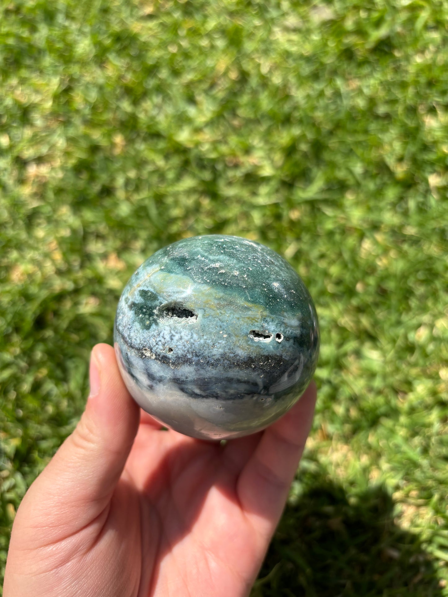 Ocean Jasper Sphere