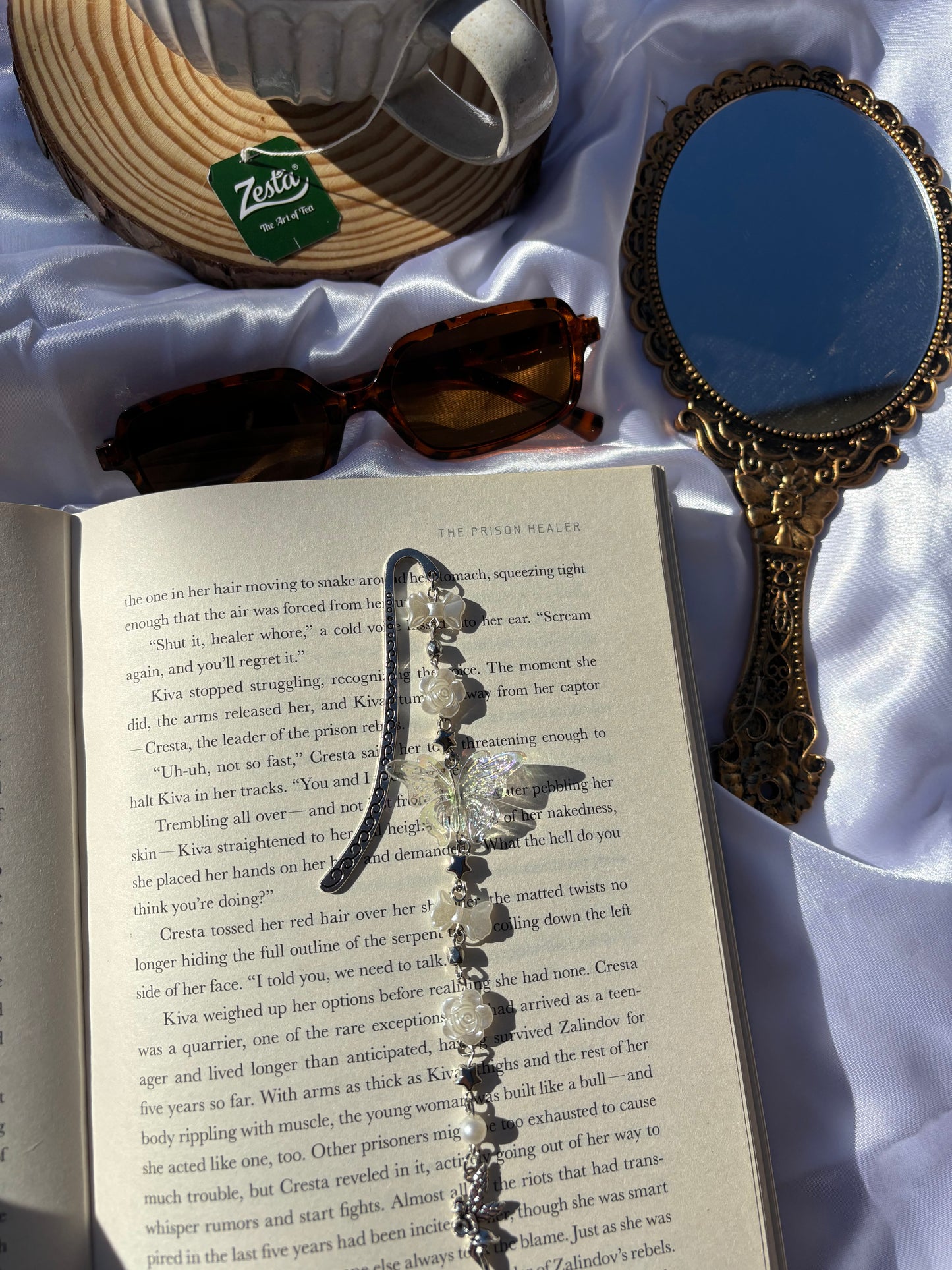 Sliver Butterfly Bookmark (DOVE)