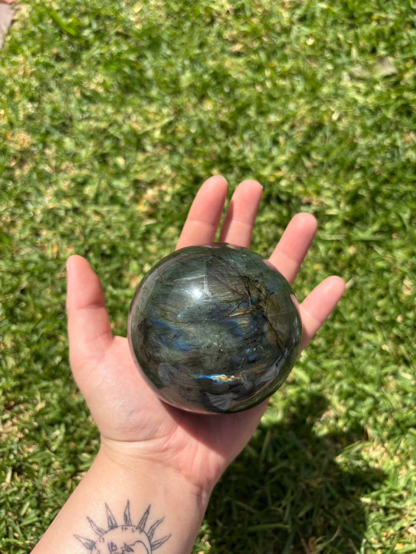 Labradorite Sphere 658g