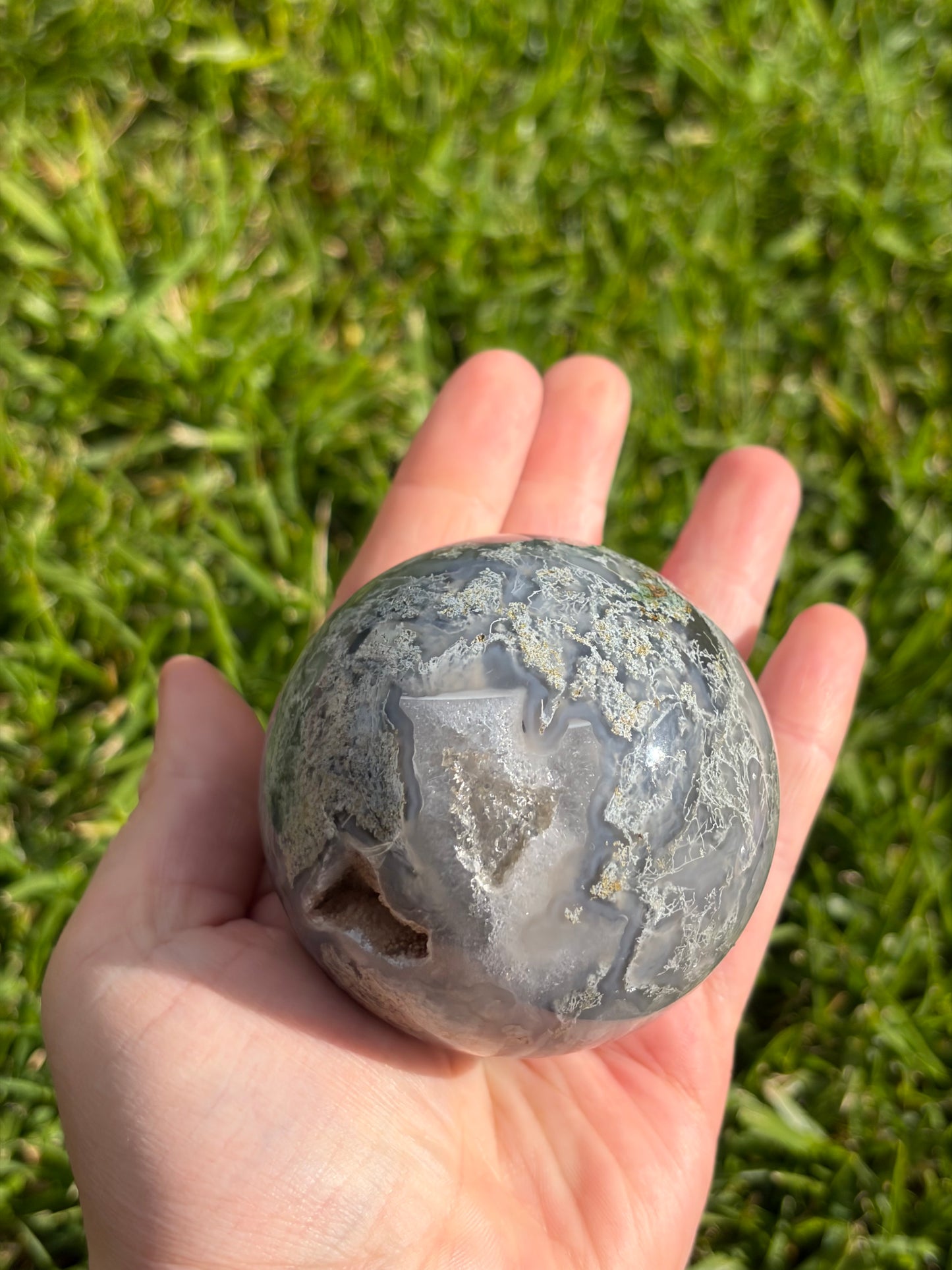 Moss Agate Sphere