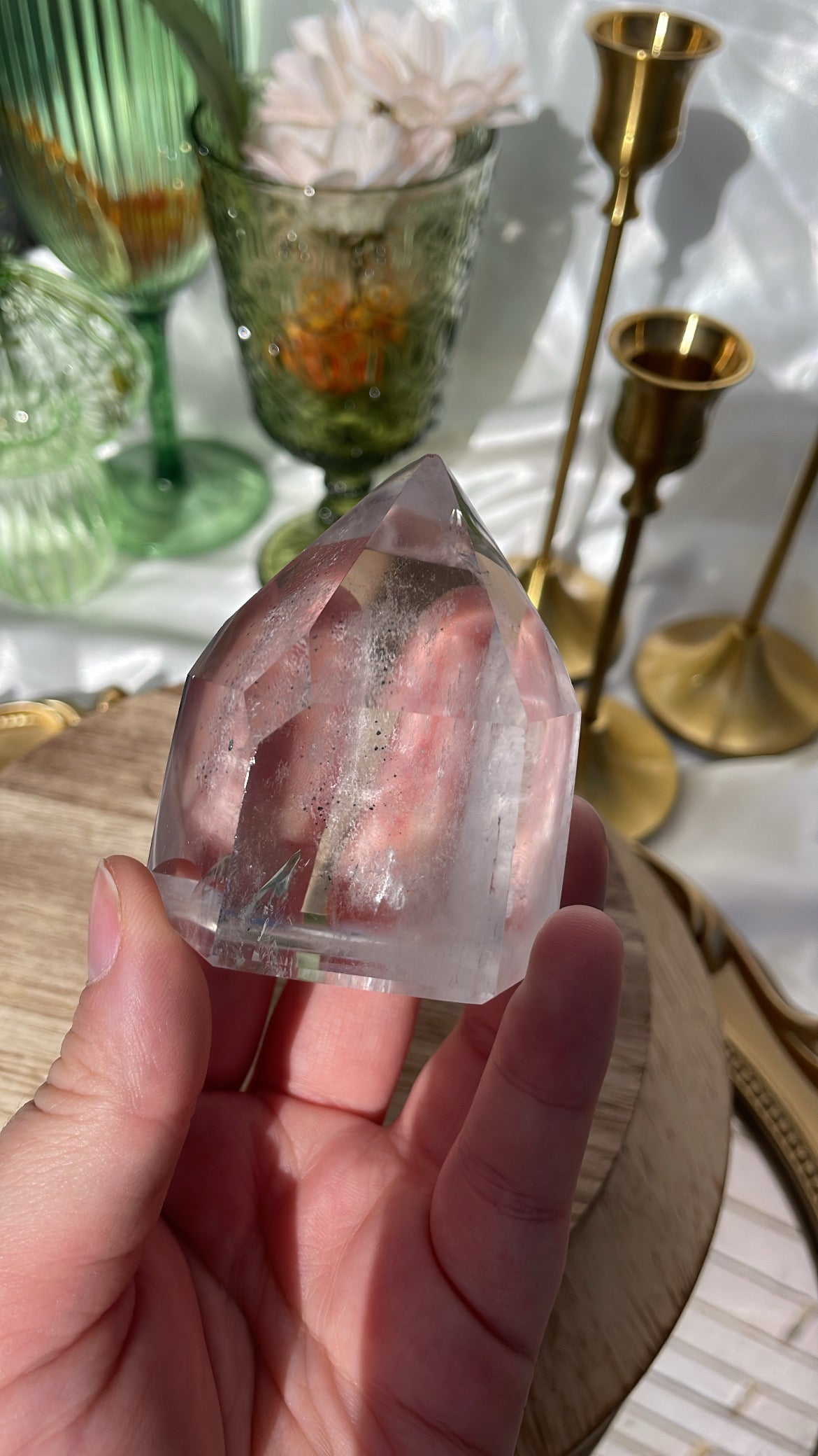 Clear Quartz Tower