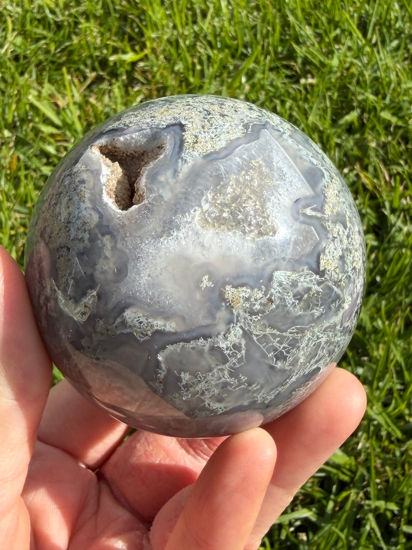 Moss Agate Sphere