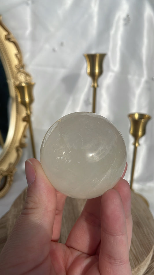 Honey Calcite Sphere