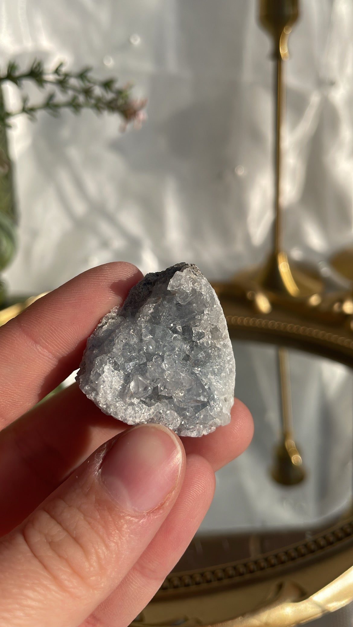 Celestite Cluster Piece