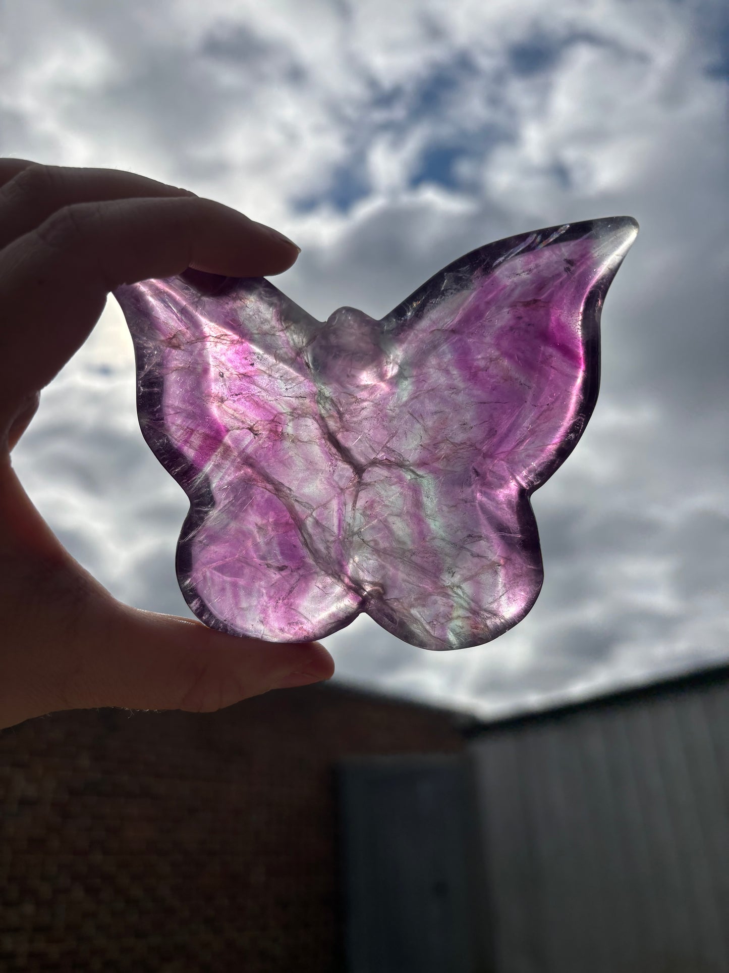 Fluorite Butterfly Bowl
