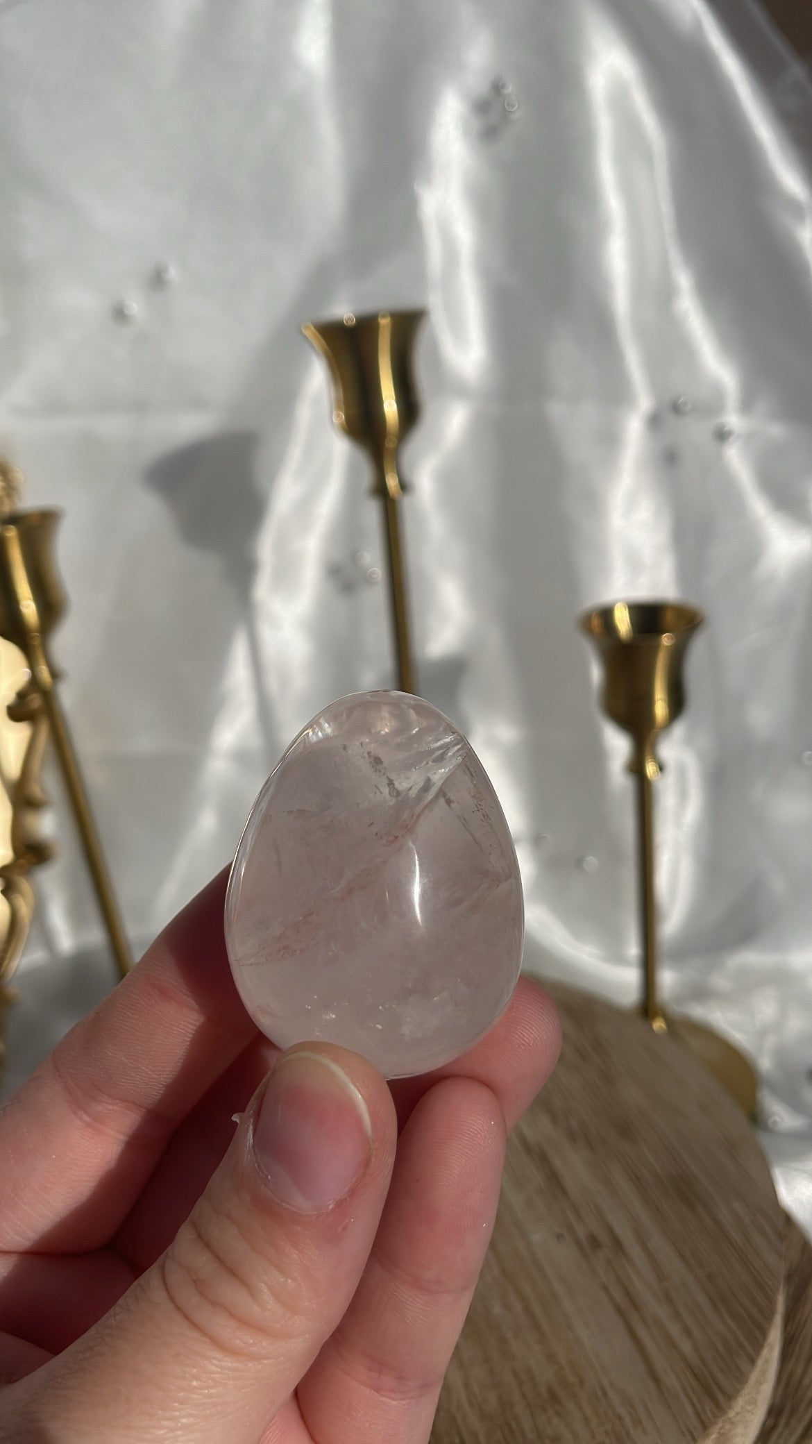 Rose Quartz Egg