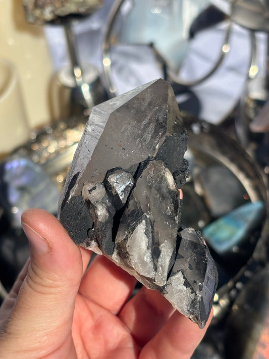 Hematite On Quartz Piece