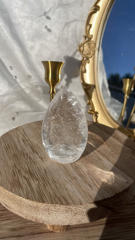 Clear Quartz Flame