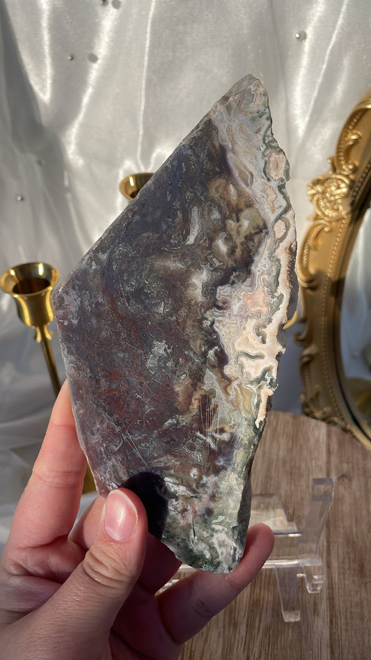 Purple Moss Agate Slab