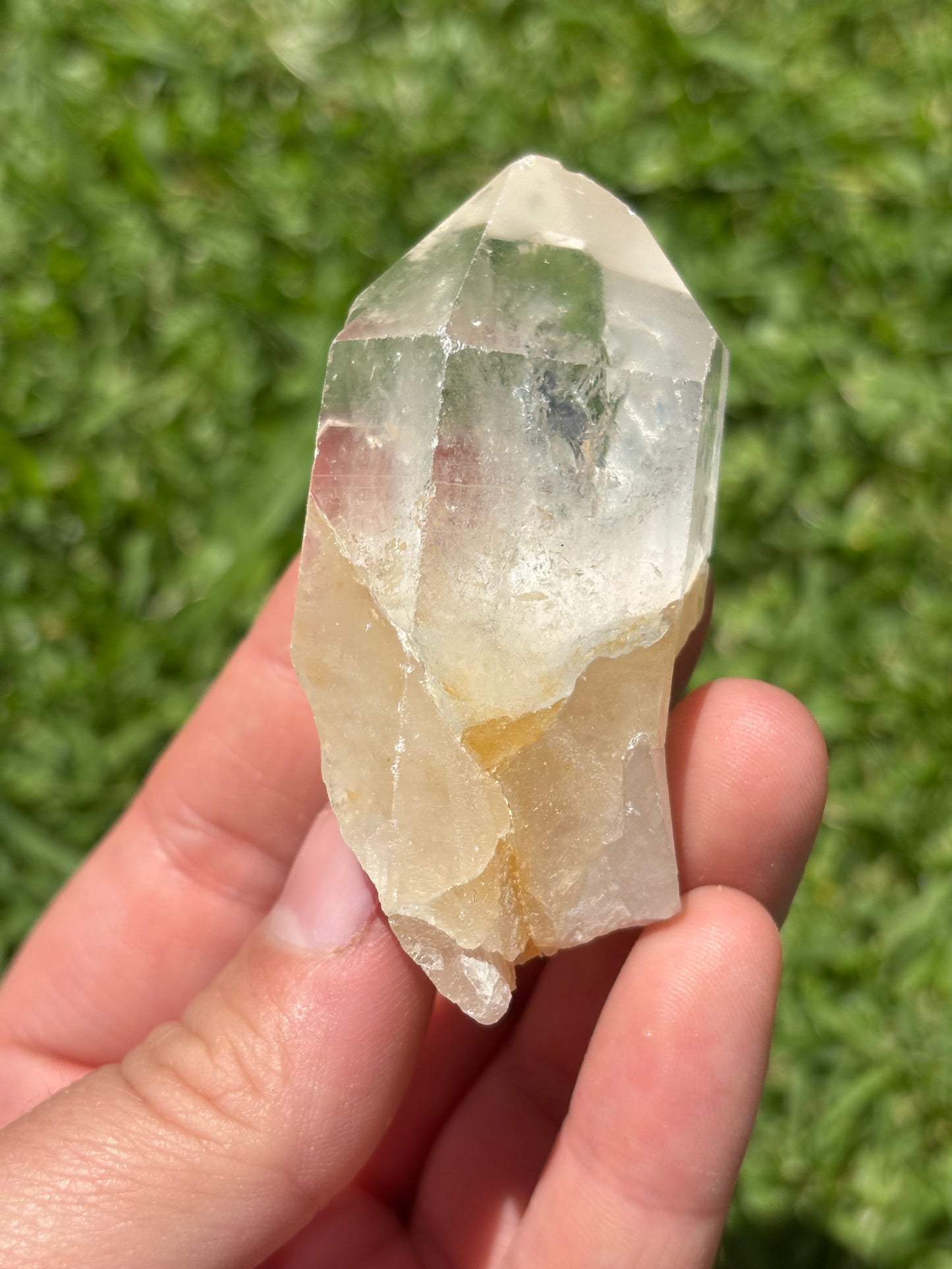 Clear Quartz With Iron Inclusion