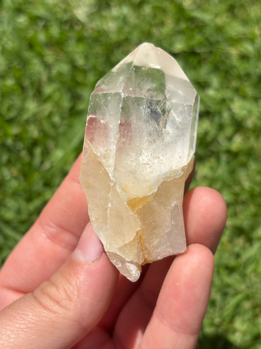 Clear Quartz With Iron Inclusion
