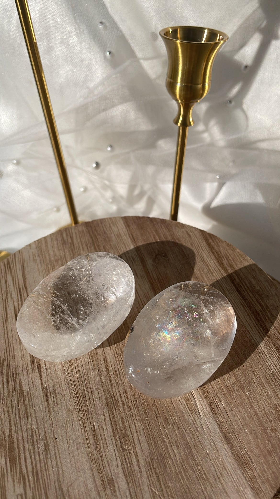 Clear Quartz Palmstones