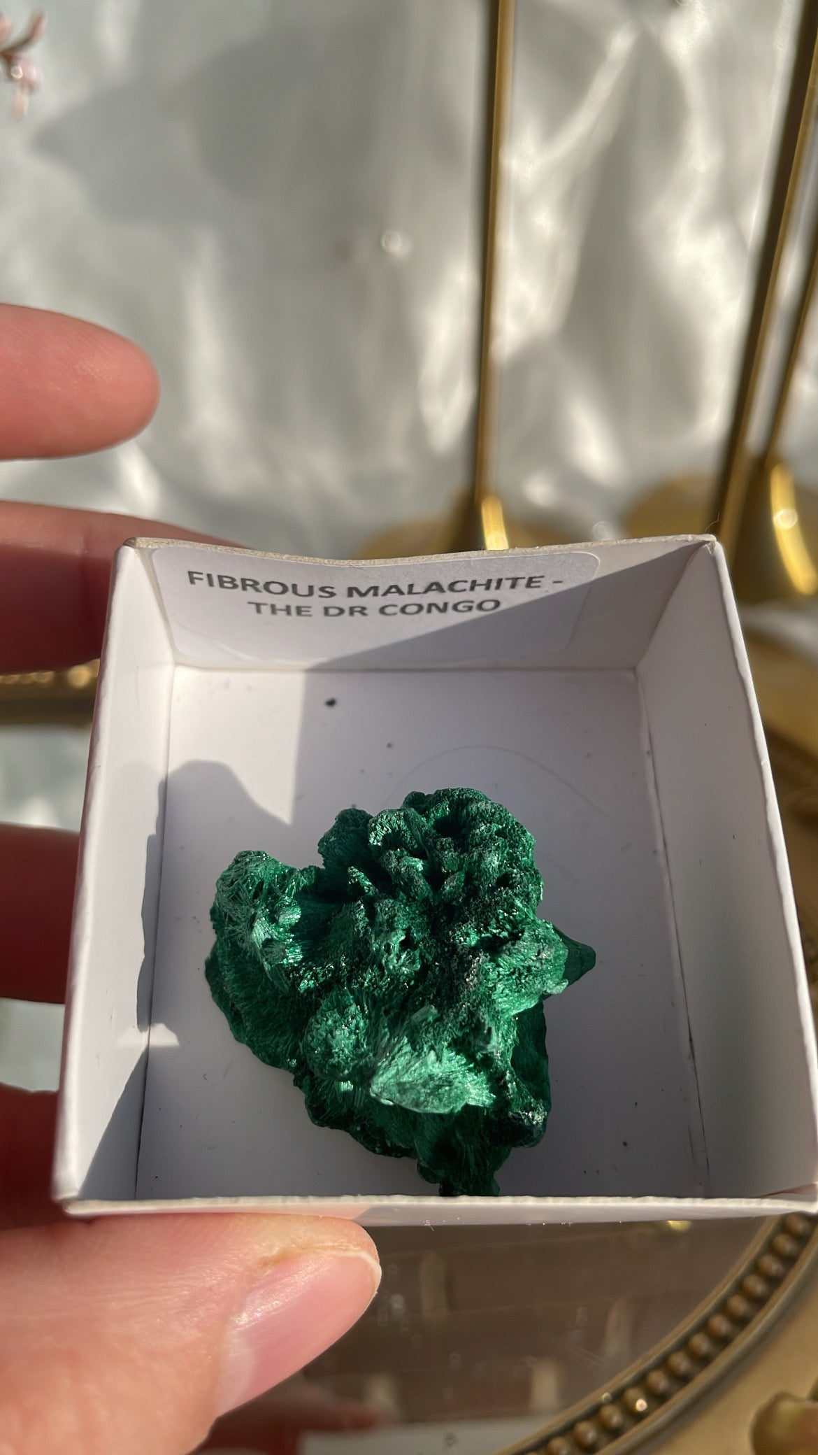 Fibrous Malachite