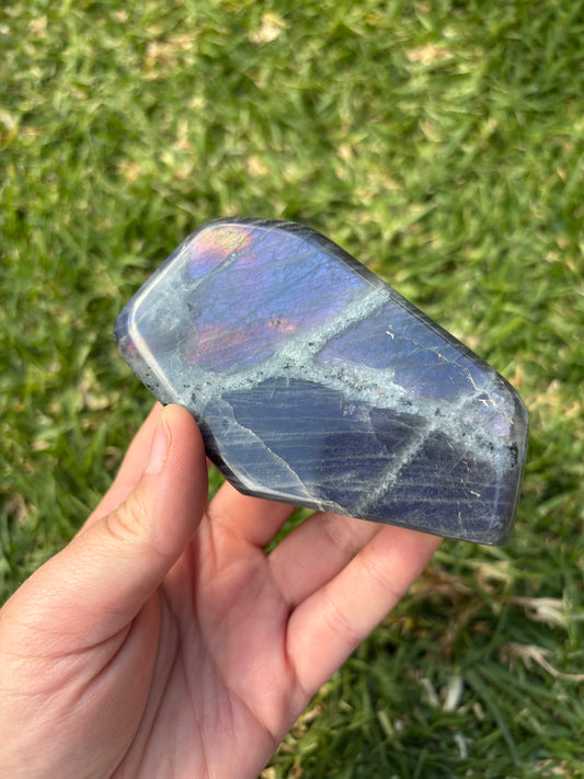Purple Flash Labradorite Freeform