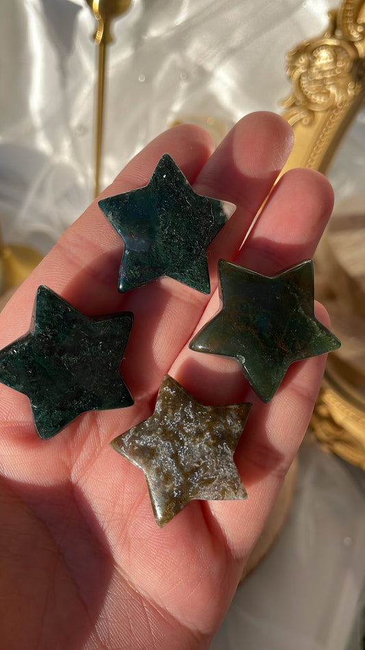 Moss Agate Stars