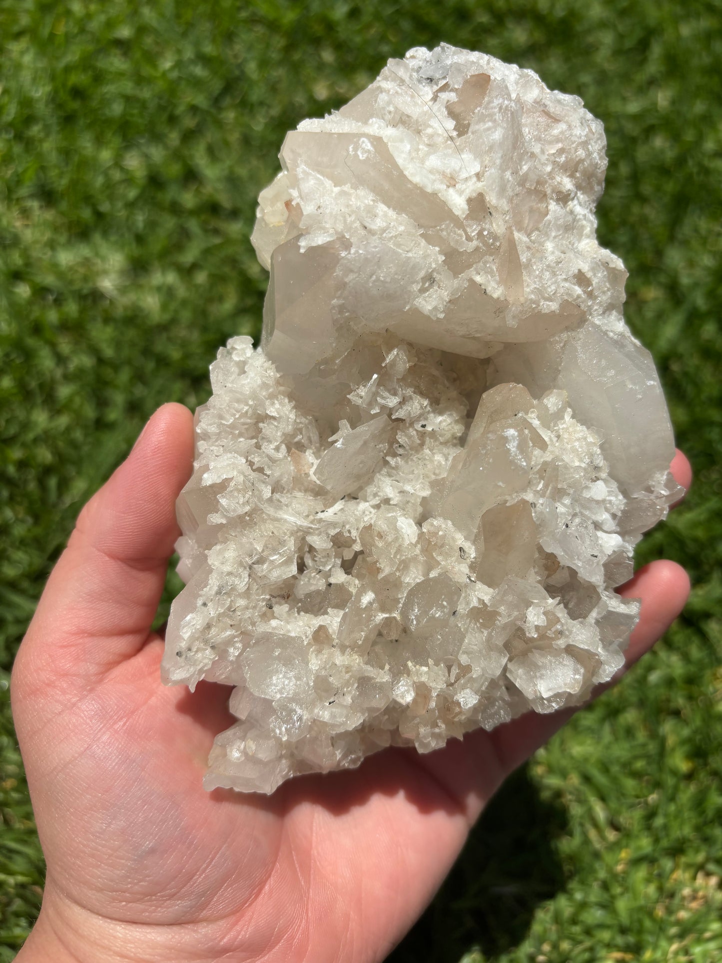 Quartz And Calcite Cluster